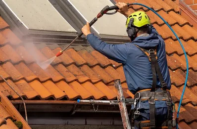Démoussage et hydrofuge de toiture à Pommeréval